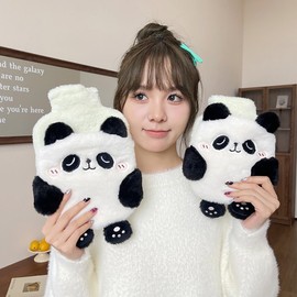 Sleeping hand-held thermal water pack hot pack portable compress pack Heated panda/large (two-handed type) 3ea