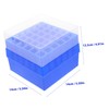 ULTECHNOVO 36holes Test Tube Holder Storage Box for Tubes Reusable