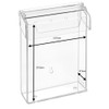 DIN A5 Prospektbox Weatherproof with Lid High from Acrylic Glass