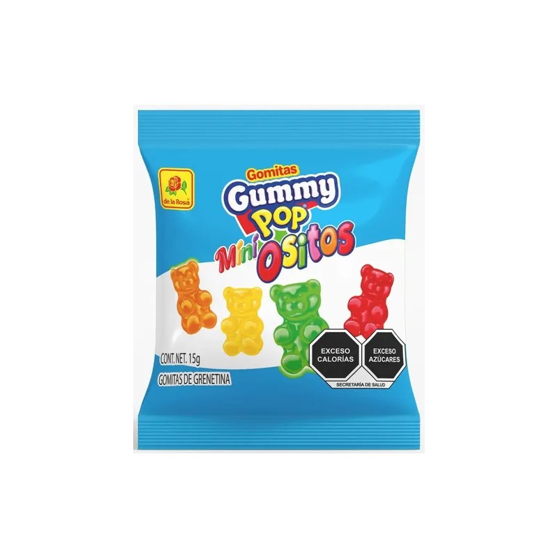 Gomitas En Forma De Ositos La Rosa 20 Bolsitas 300