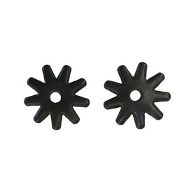 AJ Tack Spur Rowels Black 1" x 9 pt
