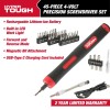 Unbranded Hyper Tough 4 Volts 45-Piece Rechargeable Precision Screwdriver Set,