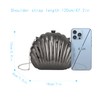 MilyaDE Women's Transparent Clutch Acrylic Clear Shell Purses Transparent Shoulder