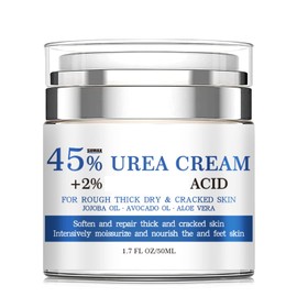 Urea Cream, Urea 45% Foot Cream, Cracked Heel Repair Cream For Feet and Hand, Callus Remover For Dry And Hard Skin Hand Foot and Body 50g