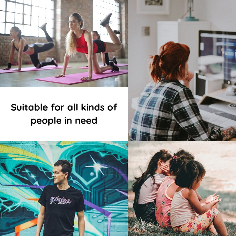 Qooocy Lazos para el cabello, naturales