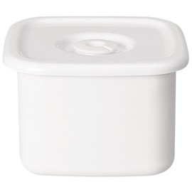 野田, Ceramic Square Medium White Series Sealed Lid with WSM - Medium