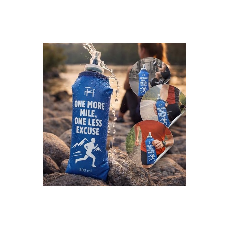 Ph Pro Heat Foldable Water Bottle for Running - 1