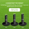 Golf Rubber Tees Driving Range 4 Pack 1.5" 2.25" 2.75"