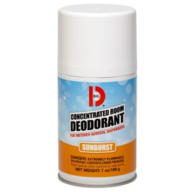 Big D 464 Concentrated Room Deodorant for Metered Aerosol Dispensers, Sunburst Fragrance, 7 oz (Pack of 12) - Air freshener ideal for restrooms, offices, schools, restaurants, hotels, stores