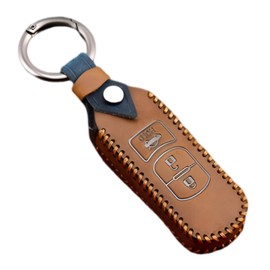 ONTTO Mazda Smart Key Case, Key Cover, Stylish, Textured, Luxury Key Holder, Mazda CX-5, CX-3, CX-8, MPV, Axela Sports, Axela Sedan, Atenza Sedan, Atenza Wagon, Demio Remote Control Key Cover, Crazy