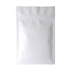 Double-Sided Matte White Reclosable Zipper Flat Bags Heat Sealing Pouch