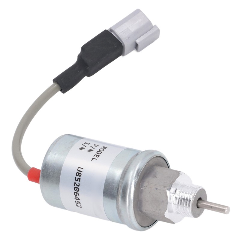 Fuel Shut Off Solenoid Valve Aluminum Alloy U85206452 Stop Solenoid
