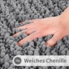 Yimobra Chenille Non-Slip Bath Mat, Soft Bath Mat, Machine Washable,