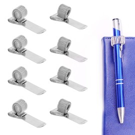 Pen Holder Pen Holder with Clip Portable Metal Pen Holder 4 Vertical + Horizontal Version *4 Suitable for all sizes of pens not only notebooks, journals, handbooks, etc
