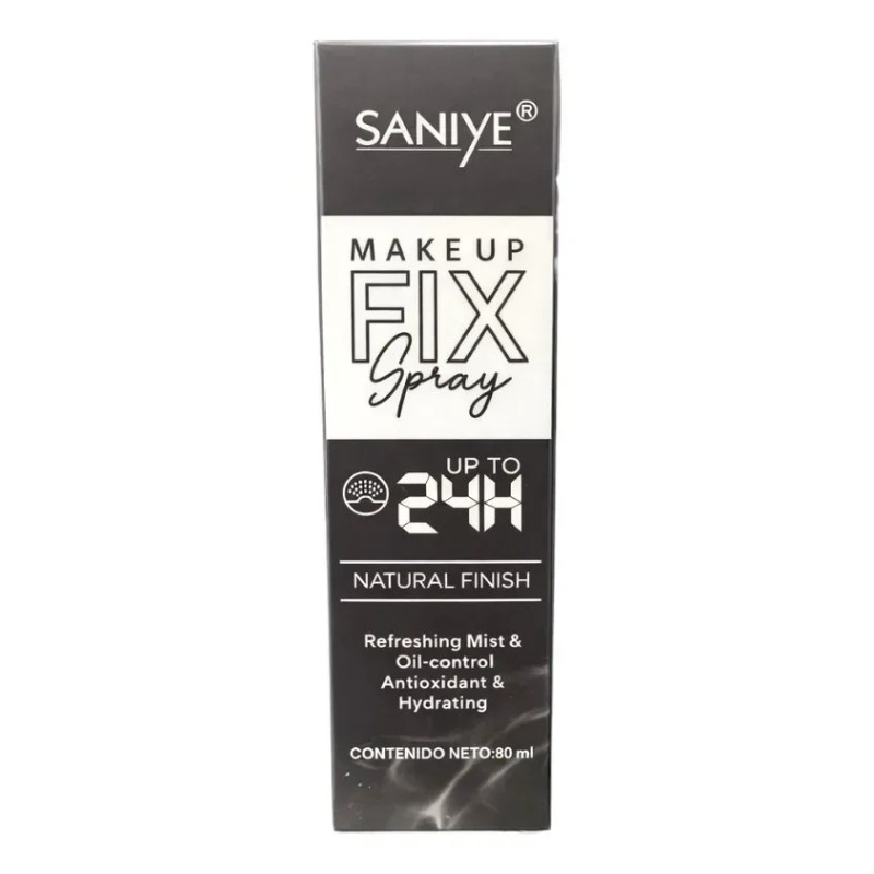 Kit 2 Fijadores De Maquillaje Saniye Fix Control Brillo Agua