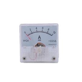 호환 91C4-A DC 포인터형 전류계 1A 2A 3A 5A 아날로그 기계식 플레이트 테이블 Compatible 91C4-A DC Pointer Type Ammeter 1A 2A 3A 5A Analog Mechanical Plate Table [01 45X45MM]