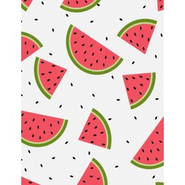 Watermelon Notebook | Watermelon Notepad | Wide Ruled Notebook | Watermelon Journal | Notebook with Watermelon | 120 Pages