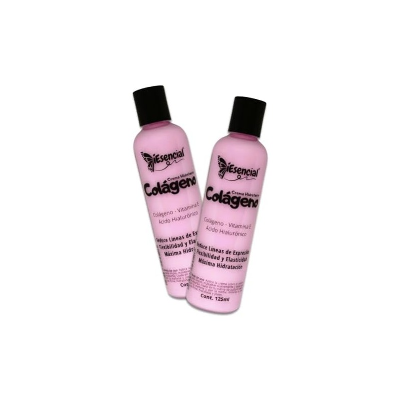 Crema Hidratante Natural de Colágeno con Acido Hialurónico (125ml (2pz))