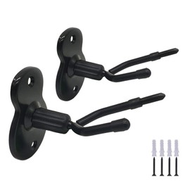 Violin Hanger Wall Mount Hook Violin Viola Hanger with Bow Hook (Iron Base) 2 Pack, for Violin Display Stand, Shelf, Organizer, Targeting Violinists