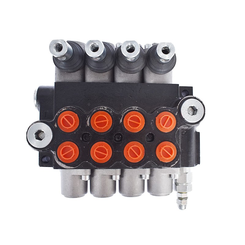 kimllier 4 Spool Hydraulic Valve 11GPM 3625PSI Hydraulic Directional Control