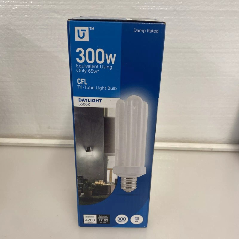 Utilitech New Utilitech E-39 BASE 300w #0933409 CFL Replacement Daylight