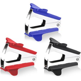 Staple Remover 3 Pack Staple Puller Pinch Jaw Style Staple Remover Tool, Stapler Removers