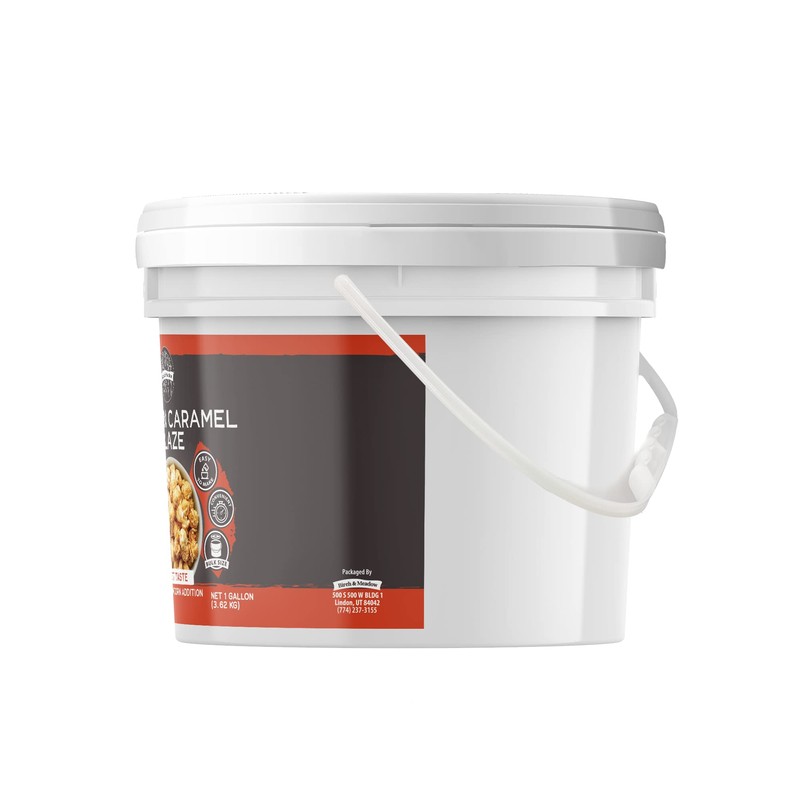 Birch & Meadow 1 Gallon Popcorn Caramel Glaze, Sweet Taste,