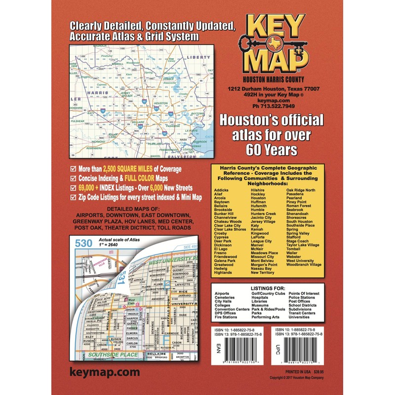 Key Maps Harris County - 53rd Edition