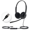 Yealink UH34 USB Headset with Mic,Stereo Wired Headphones with Noise