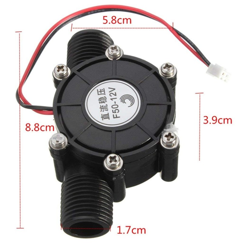 Yosoo DC water turbine, 12V DC 10W micro-hydro portable water