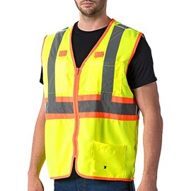SMART Q CLASSIC Hi-Vis Premium Safety Vest, yellow, l