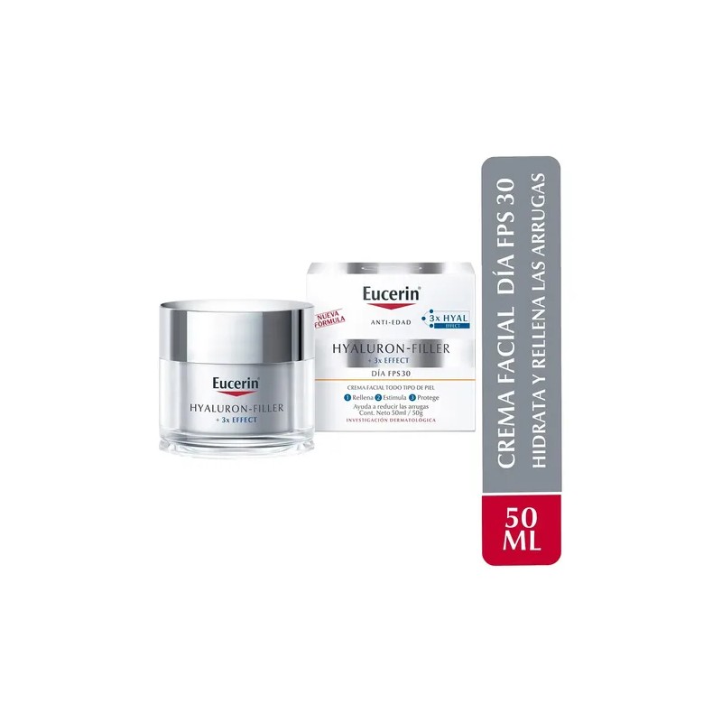 Eucerin Hyaluron-Filler crema día 50 ml FPS 30 | rellena