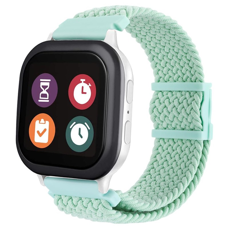 Wellfit Stretchy Braided Gizmo Watch Band Replacement - Magnetic Buckle,