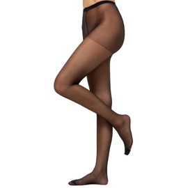 Nur Die Women's 712255 Tights, 20 Den, Black (Schwarz), 13