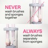 2-in-1 Electric Makeup Brush Cleaner Machine - Clean and Dry