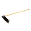Dapetz ® Heavy Duty Digging Hoe Solid Steel Forged Steel