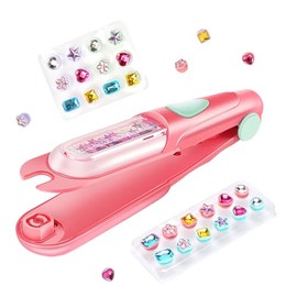 Hair Gem Stamper Kit, Bling Hair Jewels for Girls Toys, Hair Accessories for Girls, Hair Styling Tool with Reusable Shining Diamonds