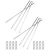 QWORK Aluminum T Track, 8 Pack 48 Inch Universal Double