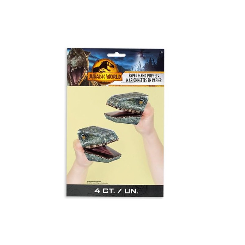 Unique Jurassic World 3 DIY Hand Paper Puppets - 4