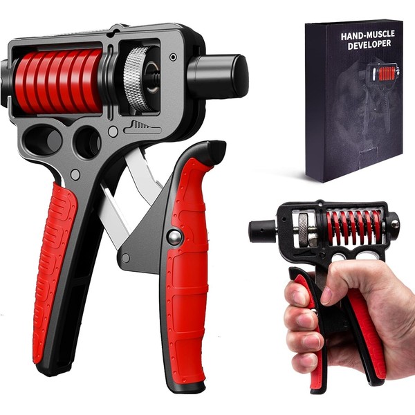 Famini Grip Strength Trainer, Adjustable Resistance 5-165 kg, Grip Strength