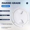Marine 102mm /4" Deck Plate - Inspection Plate for Boat