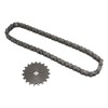 428 19T 17mm Sprocket with 428 60 Links Chain Steel
