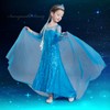 Reliparty - Disfraz de princesa de nieve para niñas, color
