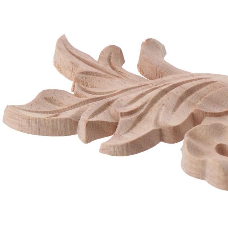 iuniq Onlays Appliques 11.81x5.52inch Central Decoration DIY Refurbish Project Unpainted