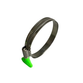 W4 Stainless Steel Thumb Screw Wing Hose Clip 80-100mm (9mm) x 4