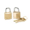 Master Lock Padlock, Solid Brass Lock, 3/4 in. Wide, 120T