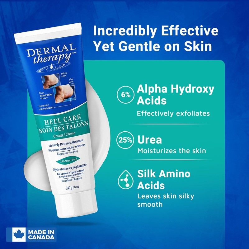 Dermal Therapy Heel Care Cream - Moisturizing Treatment that Repairs