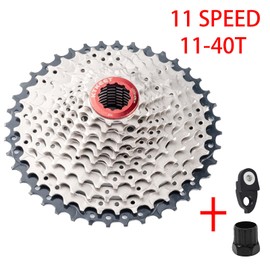 KTKEET 11-Speed Cassette 11-25T/28T/30T/32T/34T/36T/40T/42T/46T/50T/52T Mountain Bike/Road Bike Cassette 11-Speed Bicycle Cassette Sprocket Compatible with Shimano Ultegra XT Sunrace Sram (11-40T)