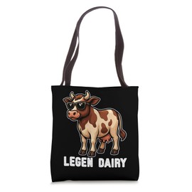 Legendairy Funny Cow Lover Graphic Tote Bag