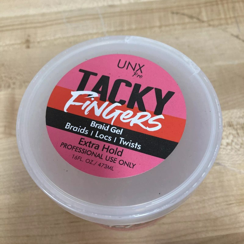 UNX Pro New Tacky Fingers Braid Gel 16 oz